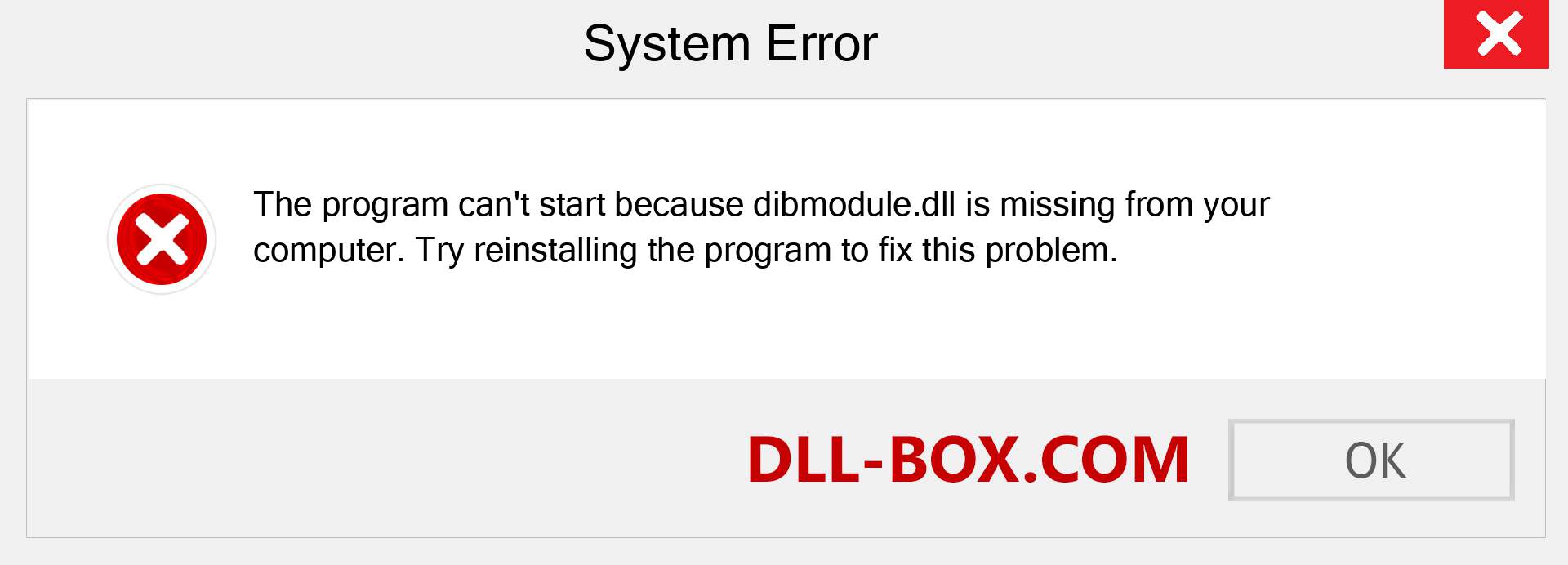  dibmodule.dll file is missing?. Download for Windows 7, 8, 10 - Fix  dibmodule dll Missing Error on Windows, photos, images