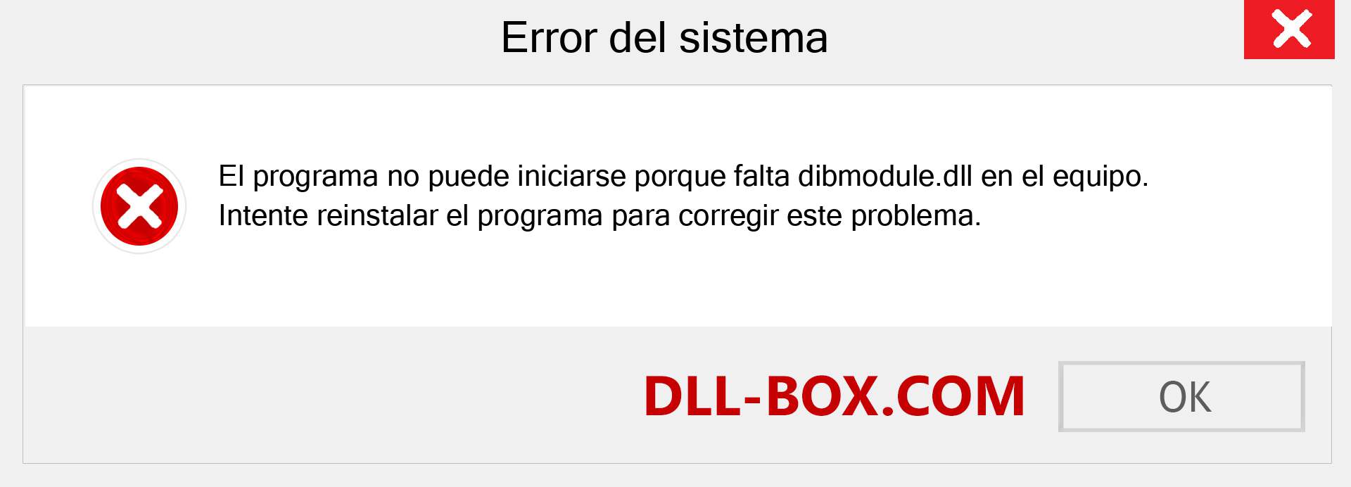 ¿Falta el archivo dibmodule.dll ?. Descargar para Windows 7, 8, 10 - Corregir dibmodule dll Missing Error en Windows, fotos, imágenes